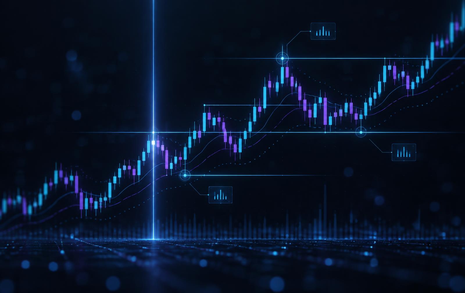 Trading chart being analyzed by Aurex AI